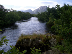 Kylemore Salmon River, Connemara, Ireland