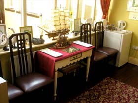 Tea & Coffee sunroom